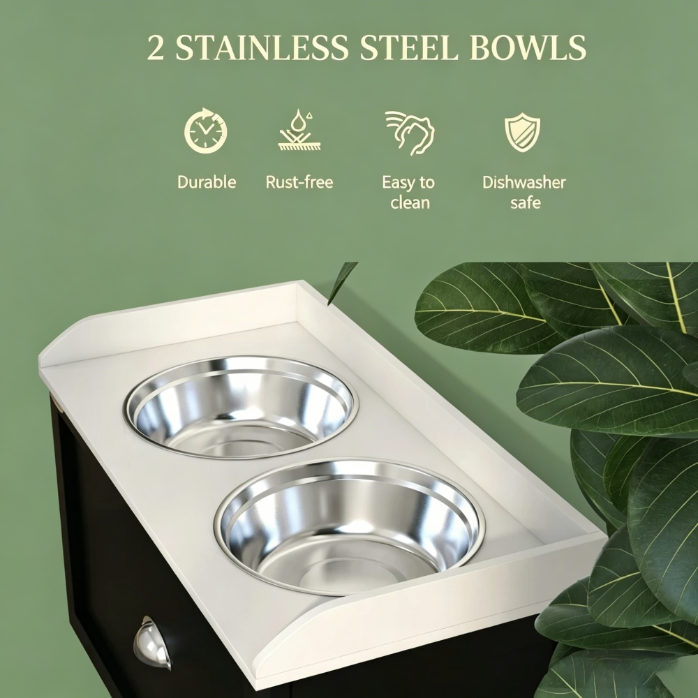 Elevated Dog Feeder