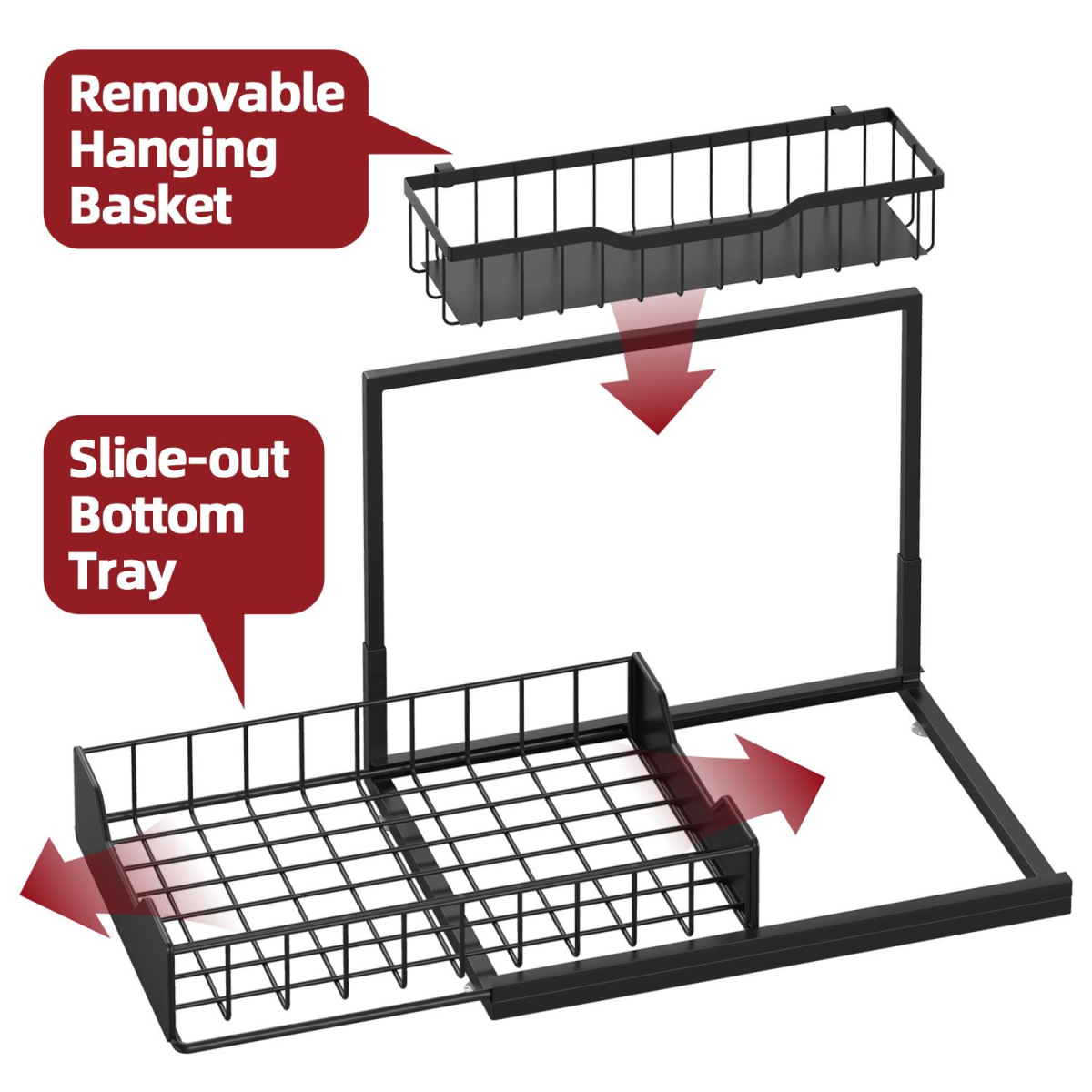 Under Sink Storage Rack