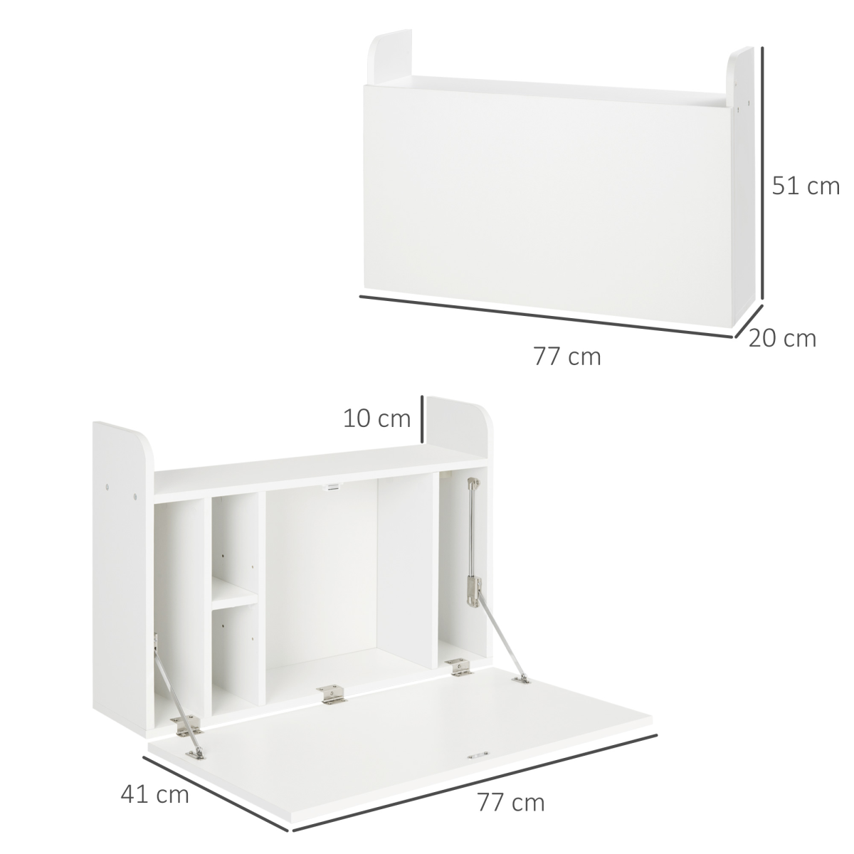 Folding Wall-Mounted Desk