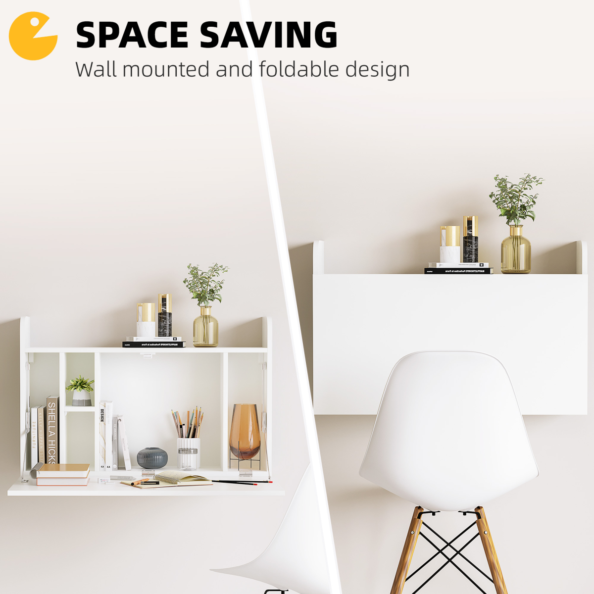 Folding Wall-Mounted Desk