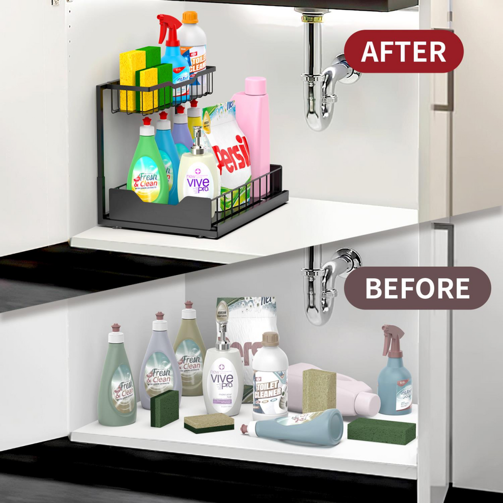 Under Sink Storage Rack