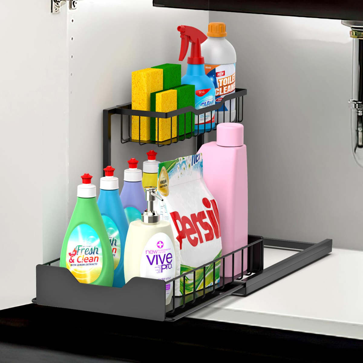 Under Sink Storage Rack